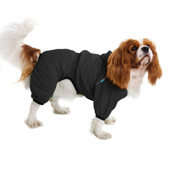 Комбінезон-дощовик для собак Textile Чорний L - 40-42