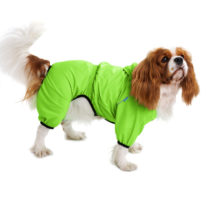 Комбинезон-дождевик для собак Barksi Textile Салатовый 2XS – 20-22