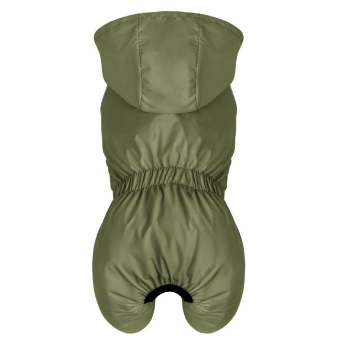 Комбинезон-дождевик для собак Barksi Textile Оливковый L - 40-42