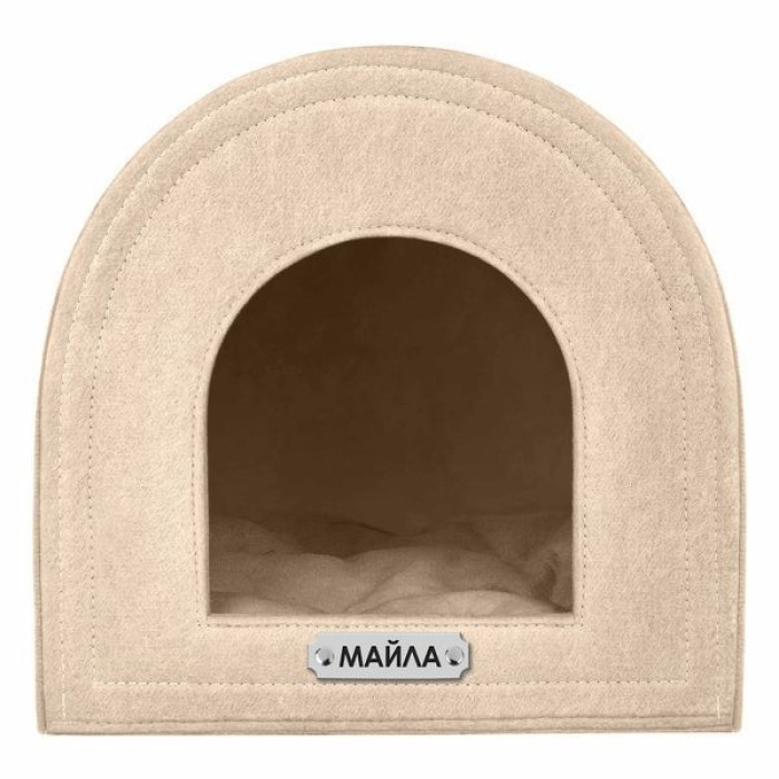 Домик-Хатка для Животных BronzeDog, Бежевый S 40*40*40