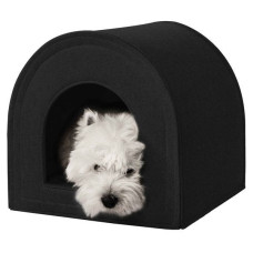 Домик-Хатка для Животных BronzeDog, Черный ХS 35*35*35