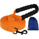 Повідець для собак нейлоновий Active з м'якою ручкою, Помаранчевий M 9 м