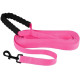 Поводок для собак нейлоновый Bronzedog Active с мягкой ручкой, Розовый M 9 м