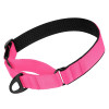 Ошейник для собак Мартингейл BronzeDog Mesh Розовый L 48-61 см