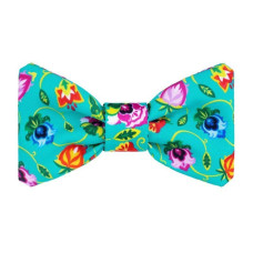 Бабочка Bronzedog Urban Folk для собак и кошек к ошейнику, ментоловая 