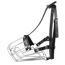 Намордник металлический Bronzedog лабрадор, золотистый ретривер №6 (11,5 х 39 х 50/66 см)