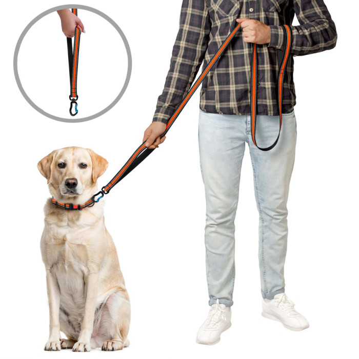 Поводок для Собак Barksi Mesh Strong Оранжевый L - 300 см, 2,5 см