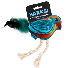 Игрушка для Кошек Barksi Птичка с колокольчиком и перьями XS 12 х 10