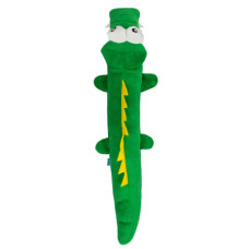 Игрушка для Собак Barksi с хрустящим туловищем и пищалкой Аллигатор, 42х11 см