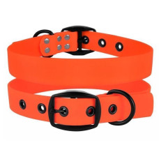 Нашийник для собак SURF водовідштовхувальний із захисним полімерним покриттям, Помаранчевий S 25-33 см