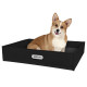Лежанка для животных BronzeDog прямоугольная, Черная L 45*60*12