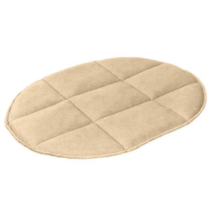 Лежанка для тварин овальна, бежева ХL 65*86*16