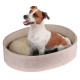 Лежанка для тварин овальна, бежева ХL 65*86*16