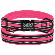 Нашийник для Собак Mesh c Металевою Пряжкою, Рожевий XL 43-66 см