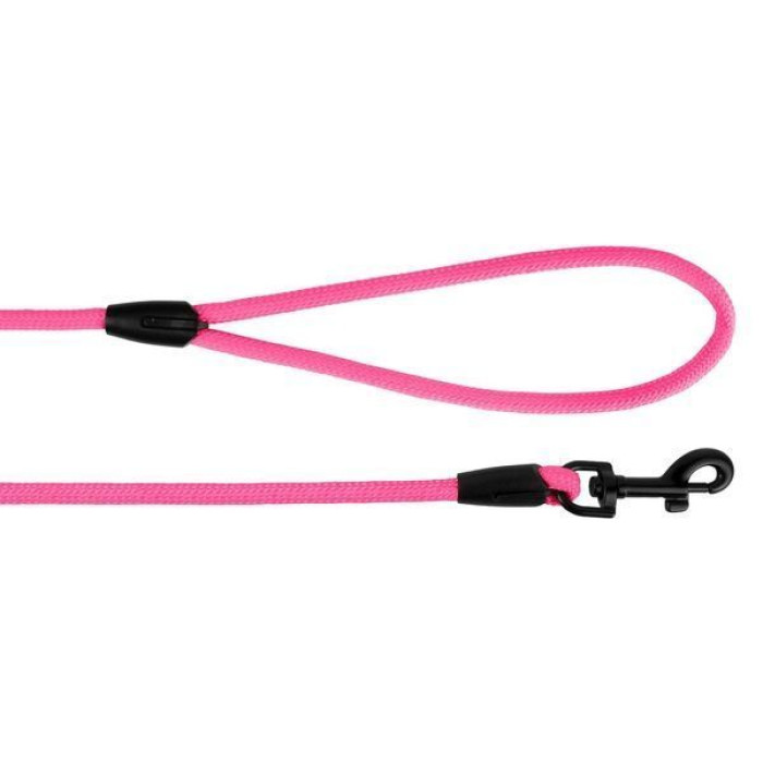 Тренировочный поводок для собак Bronzedog Active из шнура, L - 10,3 м, 0,7 см, Розовый 