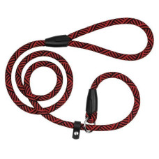 Поводок-удавка тренировочный Bronzedog Active из альпинистского шнура 152 см, Черно-Красный 
