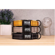 Нашийник для собак Active світловідбиваючий Сірий, L - 35-53 см