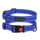 Ошейник для Собак Bronzedog Сotton Рефлекторный х/б Брезент Васильковый S 25-33 см