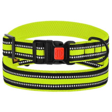 Нашийник для Собак Mesh c Пластиковою Пряжкою, Лимонний M 30-40 см