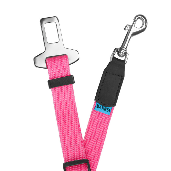 Автомобильный Ремень Безопасности для Собак Barksi Нейлоновый Розовый, S, 46-80 см