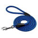 Поводок для собак Bronzedog Active из альпинистского шнура 183 см, Черно-Синий 
