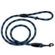 Повідець для Собак Active з Альпіністського Шнура Світловідбиваючий Чорно-Синій, S - 183 см / 0,7 см