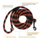 Поводок для Собак Active из Альпинистского Шнура Светоотражающий Черно-Оранжевый, L – 183 см / 1,2 см