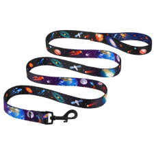 Поводок для Собак Bronzedog Urban Cosmos Нейлоновый, Чёрный 152 см XS