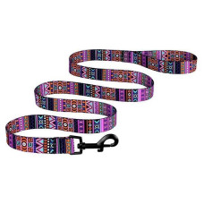 Повідець для собак нейлоновий Urban Етнічний 152 см, Фіолетовий XS 1 см