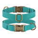 Ошейник для собак кожаный Antiq Ментол XL 43-66см