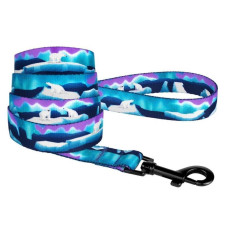 Поводок для собак BronzeDog Urban Travel нейлоновый, Арктика 152 см S