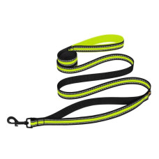 Поводок для Собак BronzeDog Mesh 2 в 1, Лимонный 200 см S