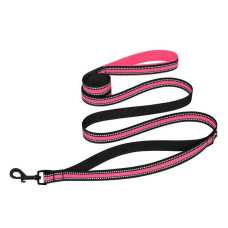 Поводок для Собак BronzeDog Mesh 2 в 1, Розовый 200 см S