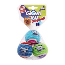 Іграшка для Собак Gigwi Ball Originals М'яч із Піщалкою 3 шт 5 см