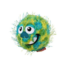 Іграшка для Собак Gigwi Crazy Ball Гумовий М'яч з Ворсистим Покриттям та Піщалкою Зелений 7 см