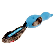 Іграшка для Собак Gigwi Forestails Качка з Плюшевим Хвостом і Звуком, що відключається Синя 30 cм