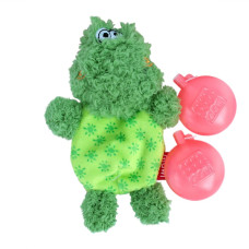 Іграшка для собак GiGwi Жаба з багаторазовою пищалкою М 14 х 8 х 2 см