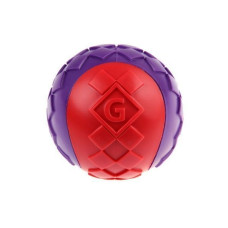 Іграшка для Собак Gigwi Ball М'яч з Піщалкою, M  6,5 см, Червоно-Фіолетовий