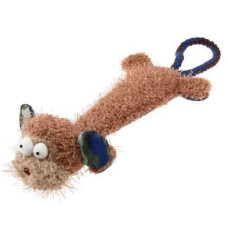 Игрушка для Собак Gigwi Plush Friendz Обезьянка с Канатным хвостом и Пищалкой 30 см
