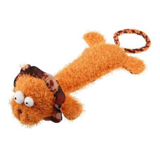 Игрушка для Собак Gigwi Plush Friendz Львенок с Канатным хвостом и Пищалкой 30 см