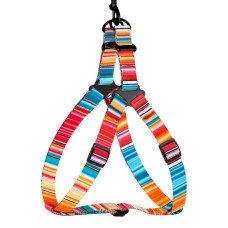 Шлея для Собак BronzeDog Urban West Нейлоновая Красная S 40-53 см