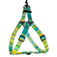 Шлея для Собак BronzeDog Urban West Нейлоновая Салатовая S 40-53 см