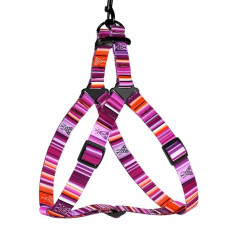 Шлея для Собак BronzeDog Urban West Нейлоновая Фиолетовая S 40-53 см