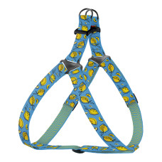 Шлея для собак BronzeDog Urban Fruits нейлоновая Лимоны, S 40-53 см