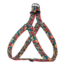 Шлея для собак BronzeDog Urban Art нейлоновый Витраж, S 40-53 см