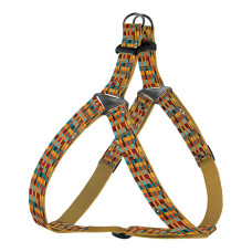 Шлея для собак BronzeDog Urban Art нейлоновая Алекса, S 40-53 см
