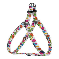 Шлея для собак BronzeDog Urban Art нейлоновый Геометрия, S 40-53 см
