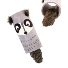 Іграшка для Котів Gigwi Melody Chaser Єнот Дразнилка із Звуковим Чіпом та Датчиком Дотик 16 см