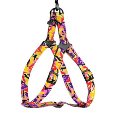 Шлея для собак Urban Camo нейлонова, Помаранчева S 40-53 см