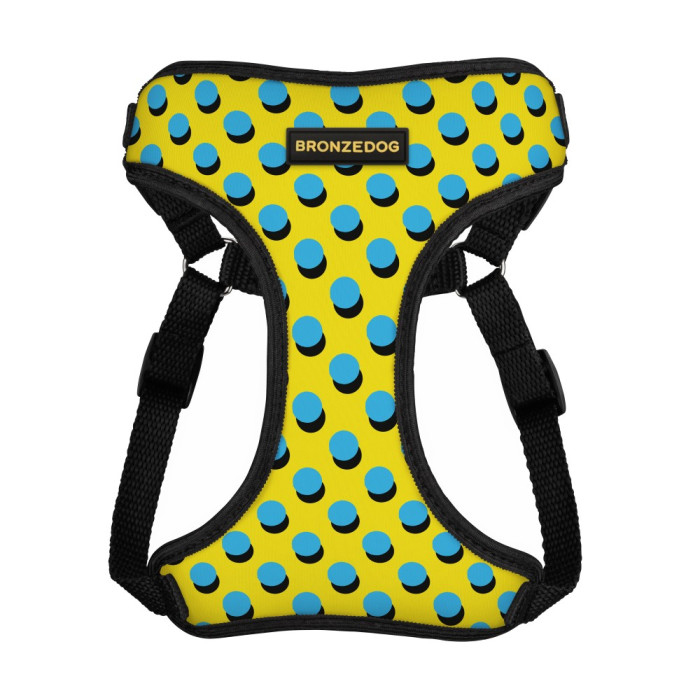Шлея для собак BronzeDog Sport Поп Арт S 35-38 см